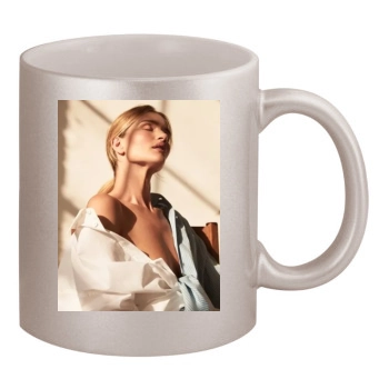 Rosie Huntington-Whiteley 11oz Metallic Silver Mug