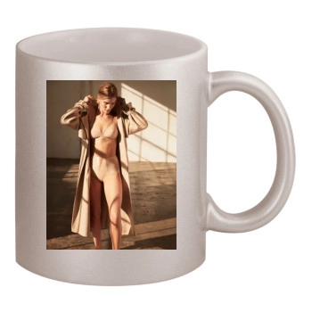 Rosie Huntington-Whiteley 11oz Metallic Silver Mug