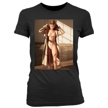 Rosie Huntington-Whiteley Women's Junior Cut Crewneck T-Shirt