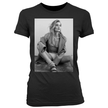 Rosie Huntington-Whiteley Women's Junior Cut Crewneck T-Shirt