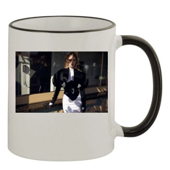 Samara Weaving 11oz Colored Rim & Handle Mug