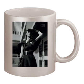 Samara Weaving 11oz Metallic Silver Mug