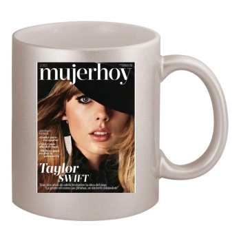 Taylor Swift 11oz Metallic Silver Mug