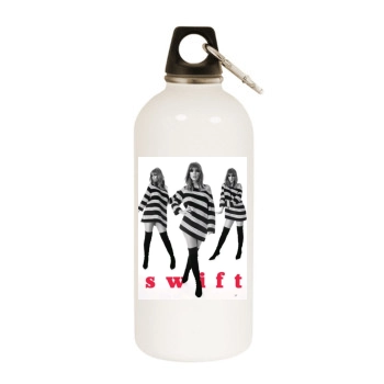 Taylor Swift White Water Bottle With Carabiner