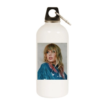 Taylor Swift White Water Bottle With Carabiner