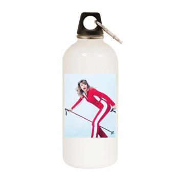 Taylor Swift White Water Bottle With Carabiner