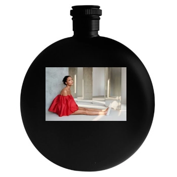 Thandie Newton Round Flask