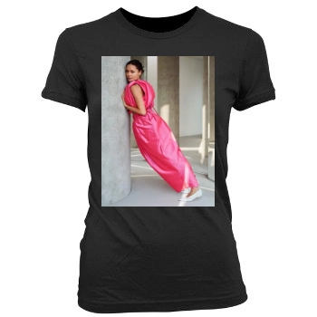 Thandie Newton Women's Junior Cut Crewneck T-Shirt