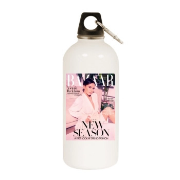 Victoria Beckham White Water Bottle With Carabiner