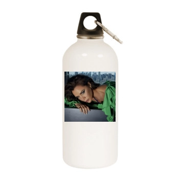 Victoria Beckham White Water Bottle With Carabiner