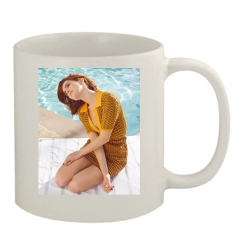 Zoey Deutch 11oz White Mug