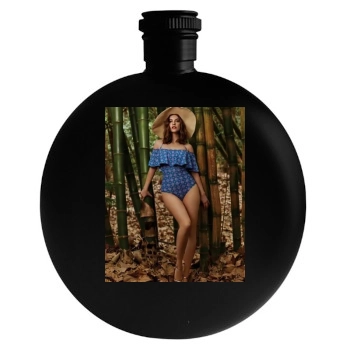 Barbara Palvin Round Flask