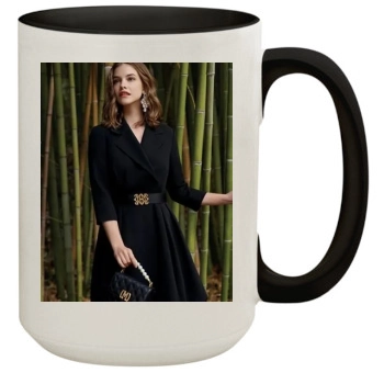 Barbara Palvin 15oz Colored Inner & Handle Mug