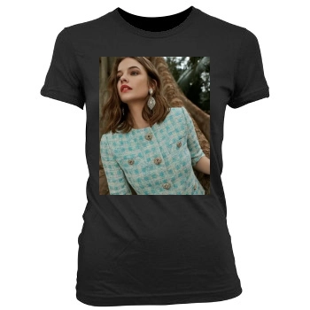 Barbara Palvin Women's Junior Cut Crewneck T-Shirt