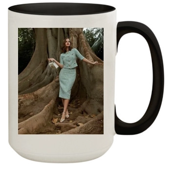 Barbara Palvin 15oz Colored Inner & Handle Mug