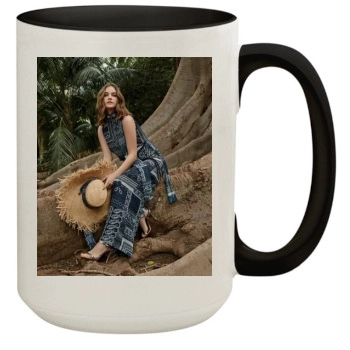 Barbara Palvin 15oz Colored Inner & Handle Mug