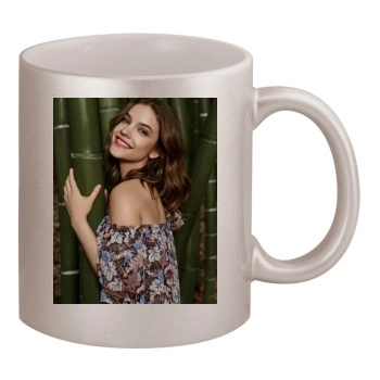 Barbara Palvin 11oz Metallic Silver Mug