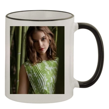 Barbara Palvin 11oz Colored Rim & Handle Mug