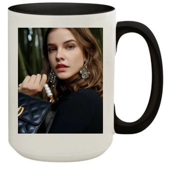 Barbara Palvin 15oz Colored Inner & Handle Mug