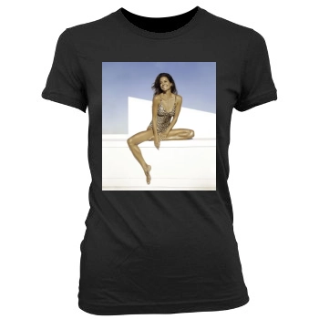 Brooke Burke Women's Junior Cut Crewneck T-Shirt