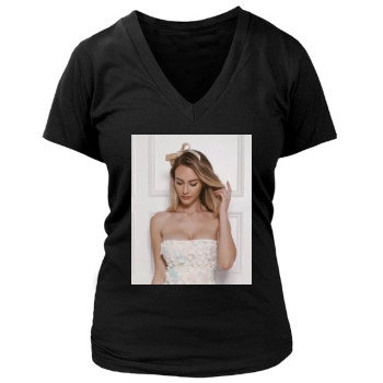 Bryana Holly Women's Deep V-Neck TShirt