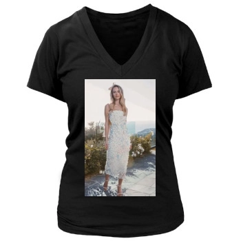 Bryana Holly Women's Deep V-Neck TShirt