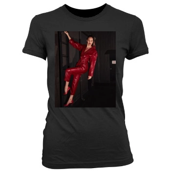 Candice Swanepoel Women's Junior Cut Crewneck T-Shirt