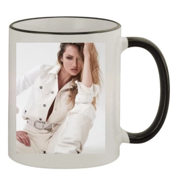 Candice Swanepoel 11oz Colored Rim & Handle Mug