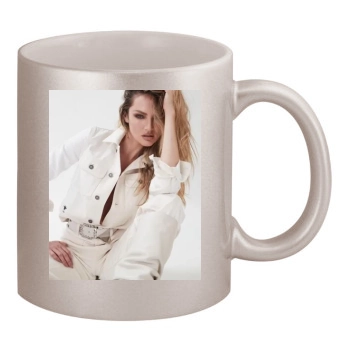 Candice Swanepoel 11oz Metallic Silver Mug