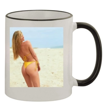 Candice Swanepoel 11oz Colored Rim & Handle Mug