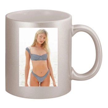 Candice Swanepoel 11oz Metallic Silver Mug