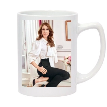 Celine Dion 14oz White Statesman Mug