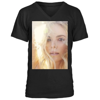 Charlize Theron Men's V-Neck T-Shirt