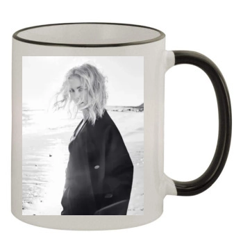 Charlize Theron 11oz Colored Rim & Handle Mug