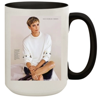 Charlize Theron 15oz Colored Inner & Handle Mug