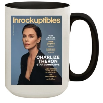 Charlize Theron 15oz Colored Inner & Handle Mug