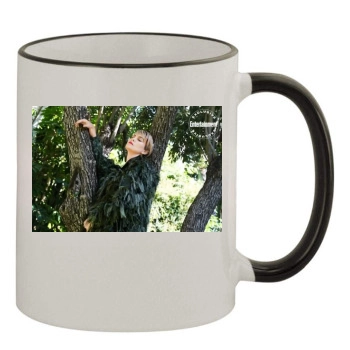 Charlize Theron 11oz Colored Rim & Handle Mug