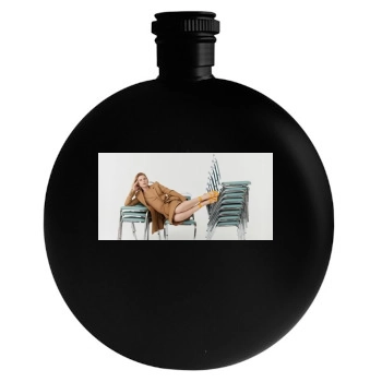 Claire Danes Round Flask