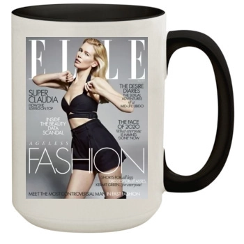 Claudia Schiffer 15oz Colored Inner & Handle Mug