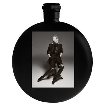 Claudia Schiffer Round Flask