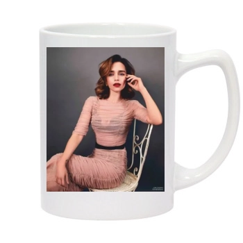 Emilia Clarke 14oz White Statesman Mug