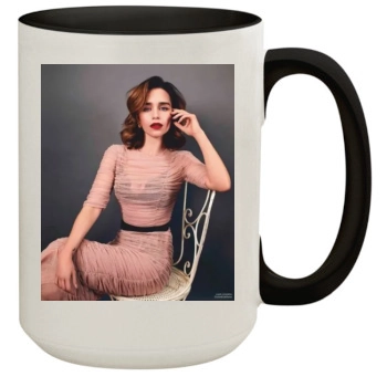 Emilia Clarke 15oz Colored Inner & Handle Mug