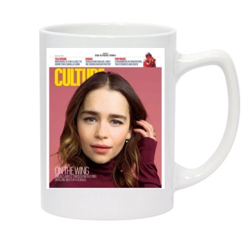 Emilia Clarke 14oz White Statesman Mug