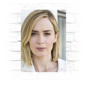 Emily Blunt Metal Wall Art