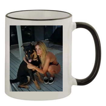 Emily Ratajkowski 11oz Colored Rim & Handle Mug