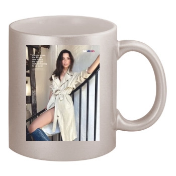 Emily Ratajkowski 11oz Metallic Silver Mug