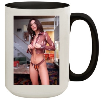 Emily Ratajkowski 15oz Colored Inner & Handle Mug