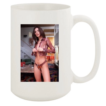 Emily Ratajkowski 15oz White Mug