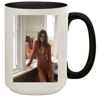 Emily Ratajkowski 15oz Colored Inner & Handle Mug