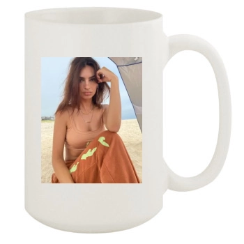 Emily Ratajkowski 15oz White Mug